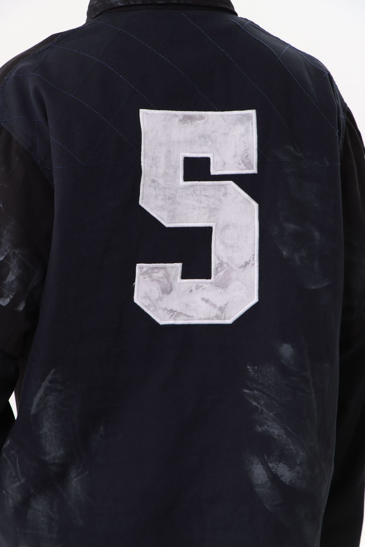 Dirty Washed Fake Layered Long Sleeve T-Shirt WN25805