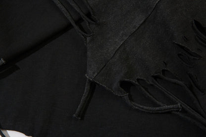 Heavyweight Washed Damage Short Sleeve T-Shirt WN16108