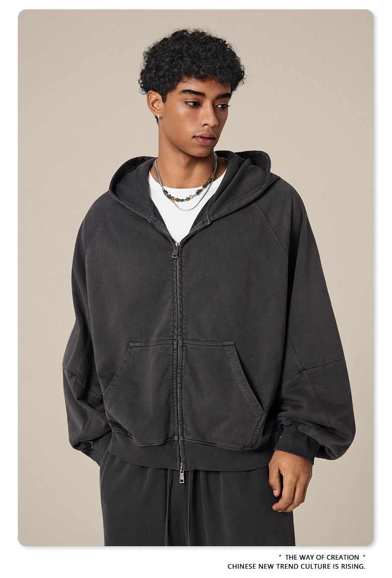 Oversize Zipper Hoodie WN23119