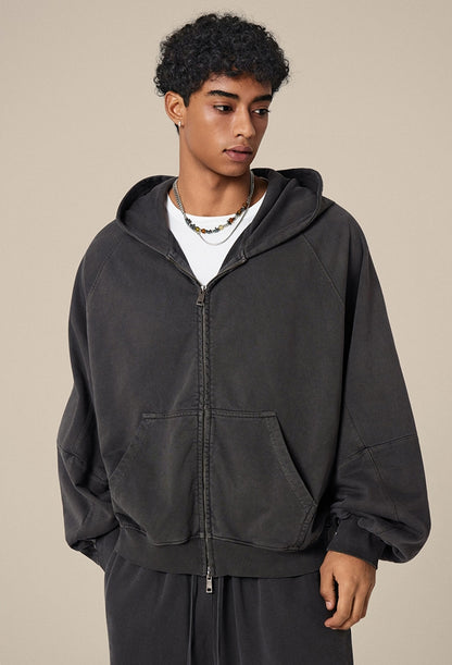 Oversize Zipper Hoodie WN23119