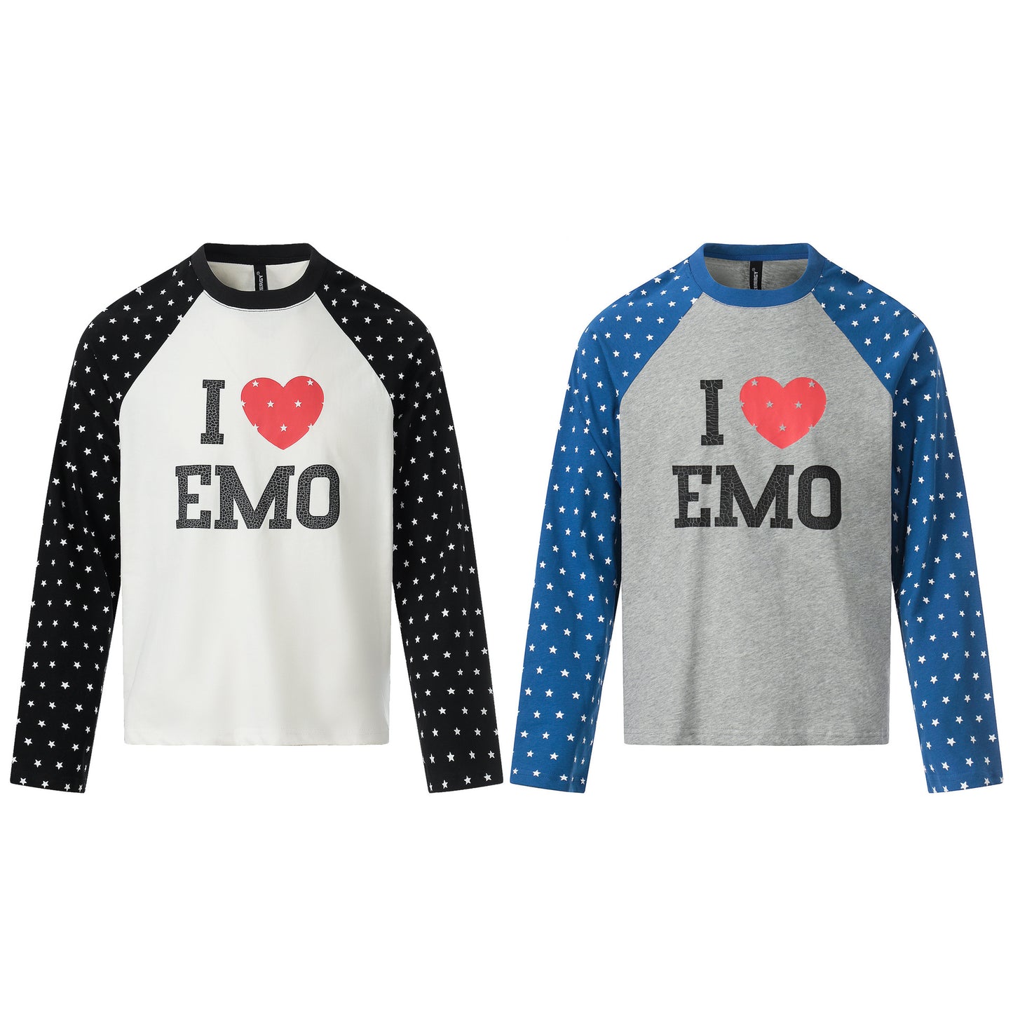 Graphic Letter Polka Dot Print Long Sleeve T-Shirt WN25397