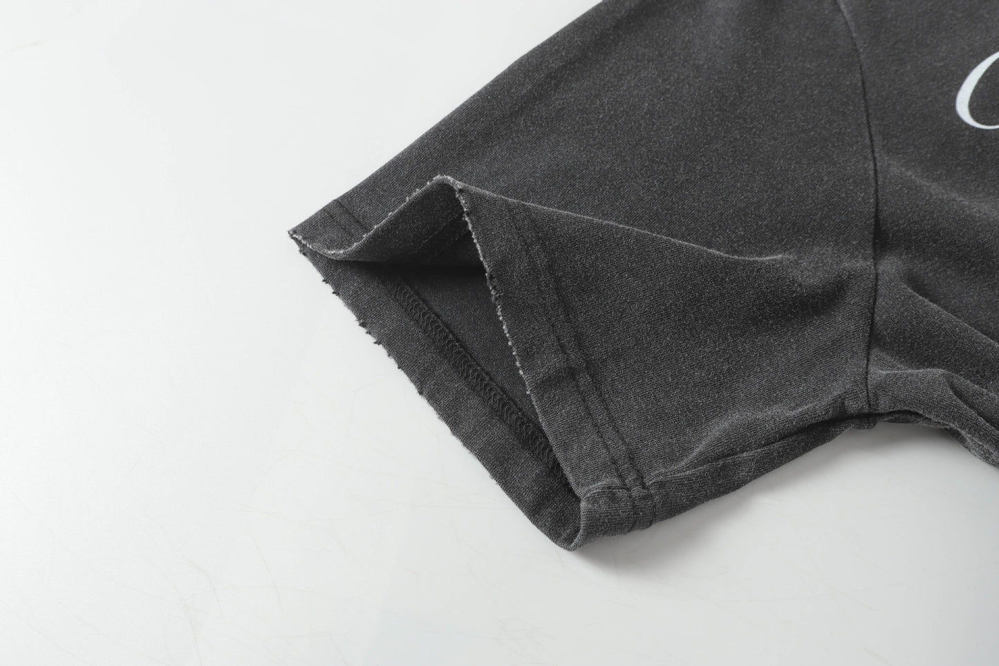 Oversize Graphic Design Washed Short Sleeve T-Shirt WN15551