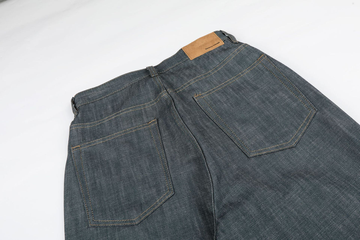Raw Wide Leg Denim Jeans WN25982