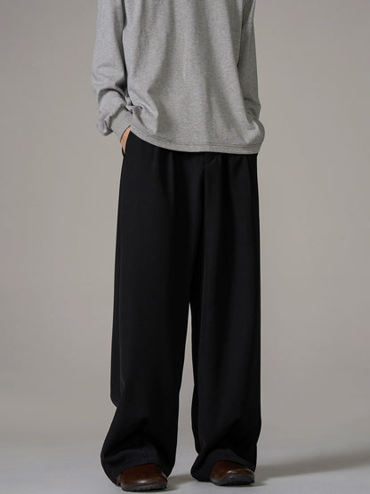 Draped Straight-Leg Trousers WN10646