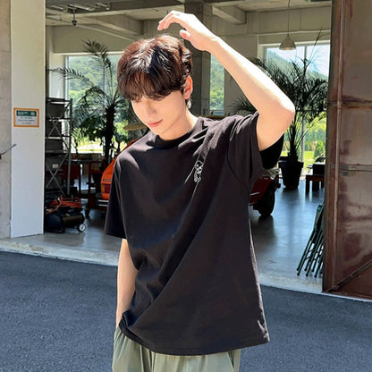 Cartoon Print Oversize Short Sleeve T-Shirt WN20255