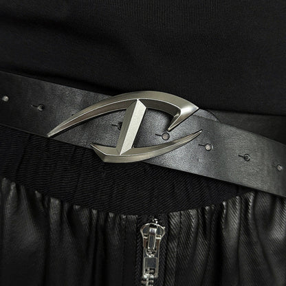 3 Buckle Styles Metal Buckle Belt WN25080