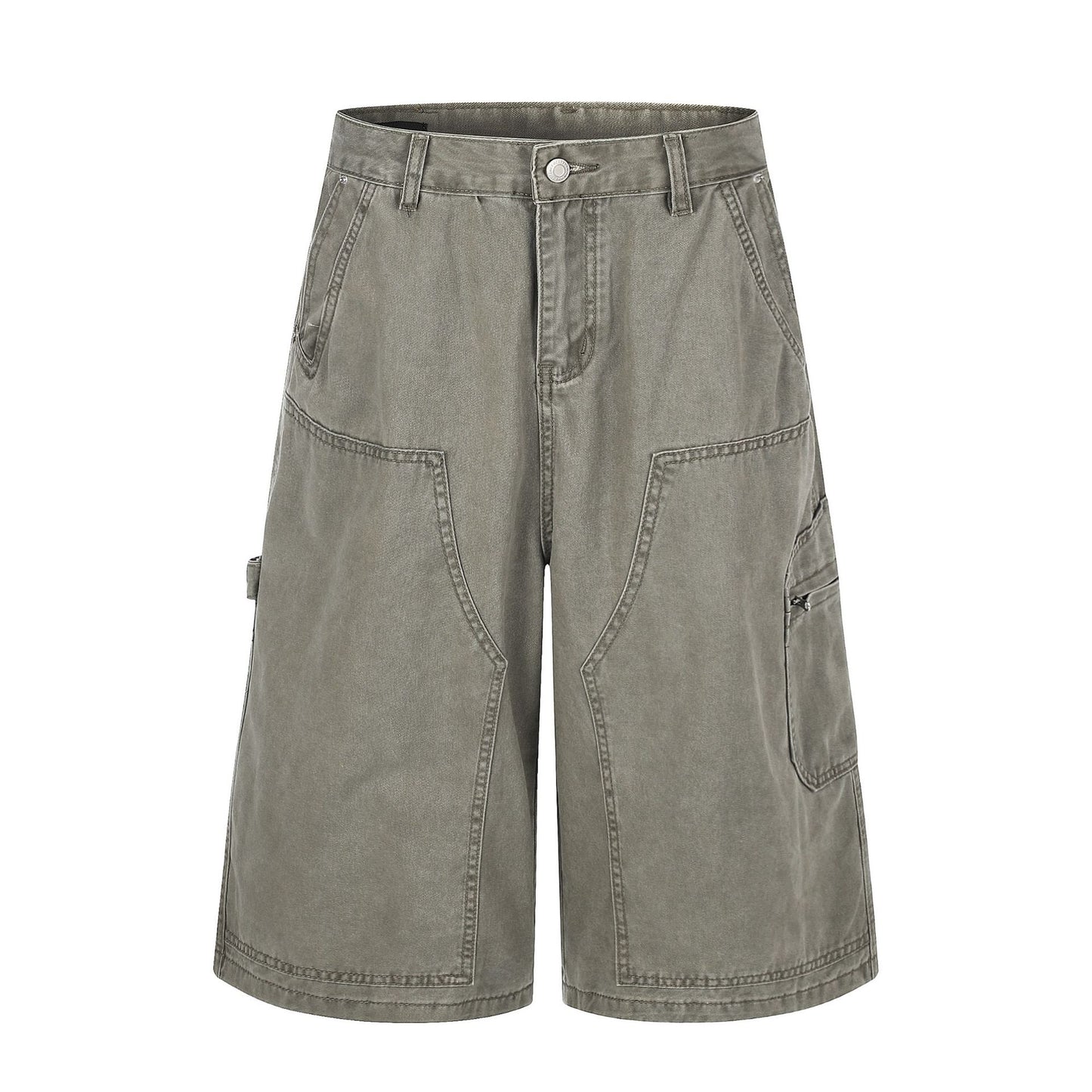 Washed Cargo Half Pants WN25488