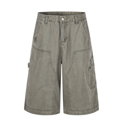 Washed Cargo Half Pants WN25488