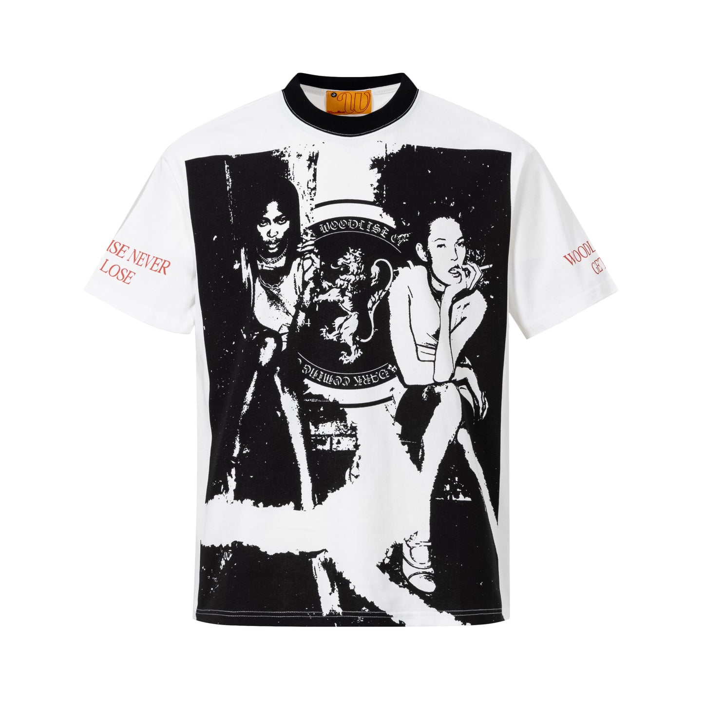 Creative Figure Print Short Sleeve T-Shirt WN26050