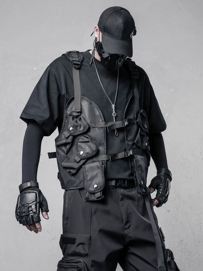 Tactical Bullet Pocket Waterproof Sleeveless Vest WN22531
