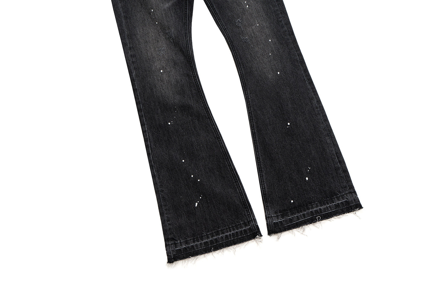 Washed Flare Denim Jeans WN11349