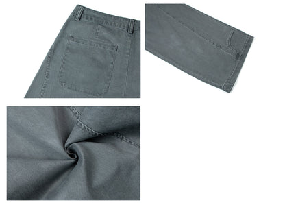 Washed Panel Wide Leg Pants WN26253