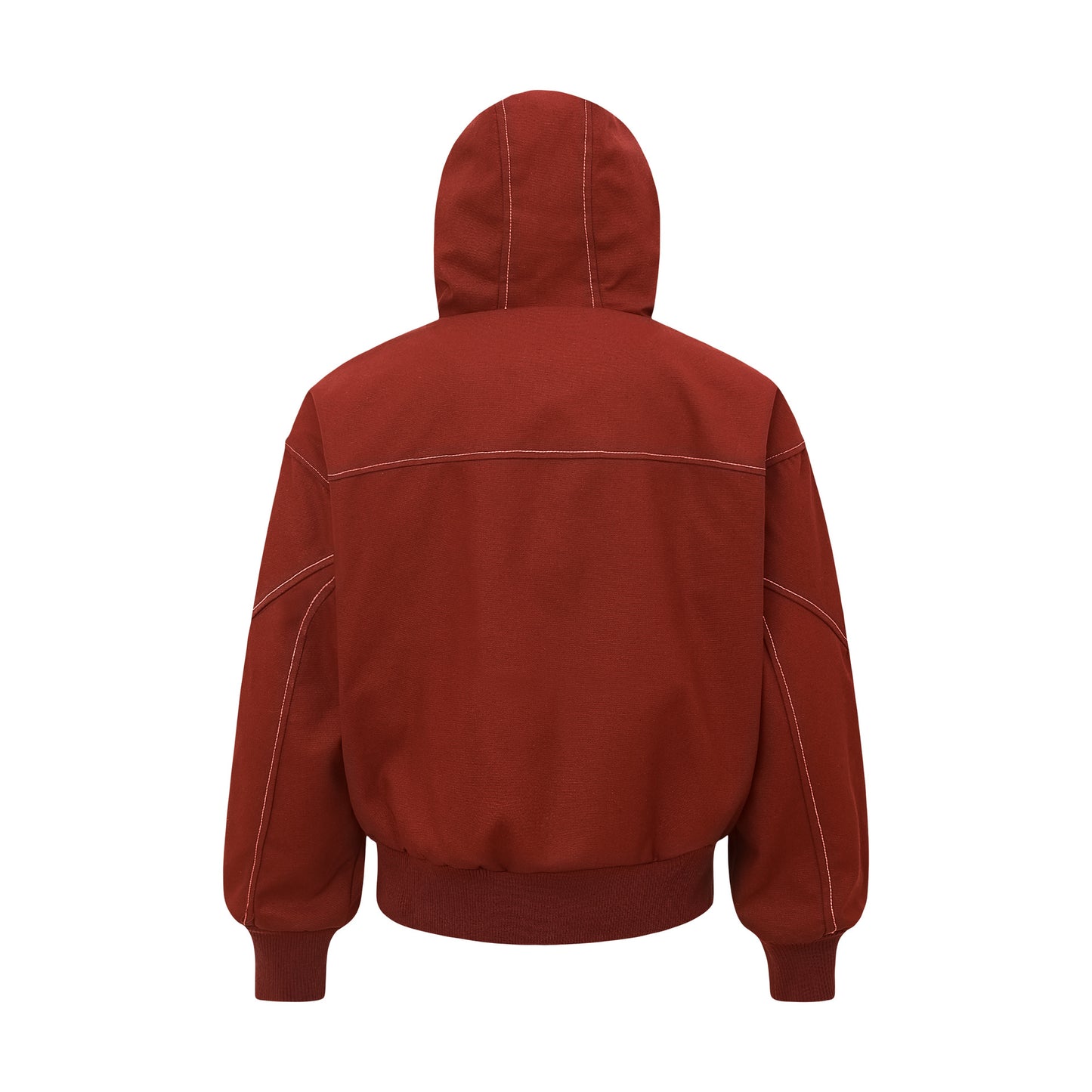 Metal Buttons Patchwork Hooded Jacket WN16109