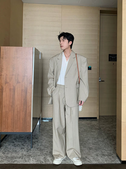 Plaid Tailored Jacket & Plaid Trousers Setup WN20410