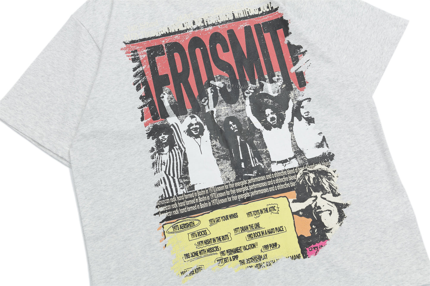 Portrait Letter Print Short Sleeve T-Shirt WN26748