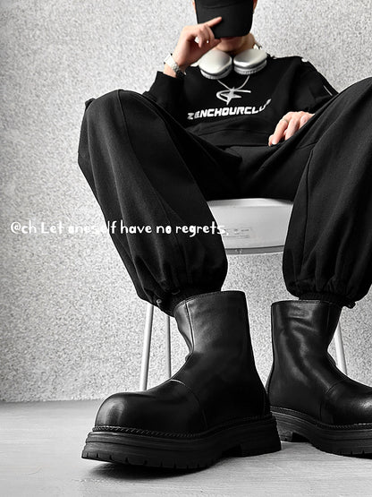 Platform Thick Sole Zipper Boots WN24520