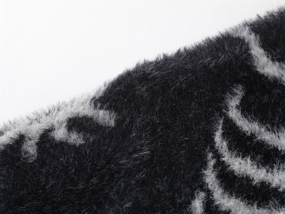 Skeleton Jacquard Knit Sweater WN11545