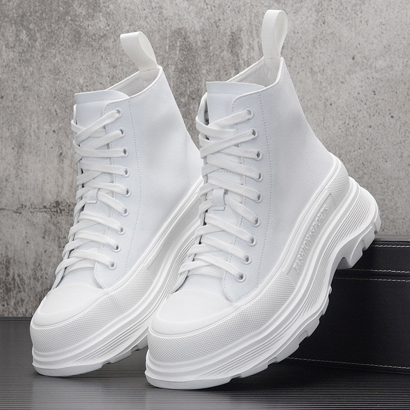 Lace Up Platform Thick Sole Short Boots WN24702
