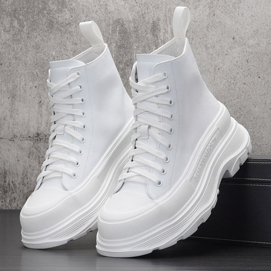 Lace Up Platform Thick Sole Short Boots WN24702
