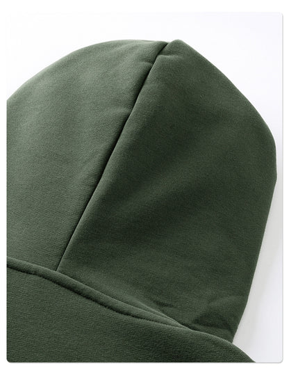 Fleece Lining Side Pocket Zipper Hoodie & Fleece Lining Wide Leg Sweatpants Setup WN23114