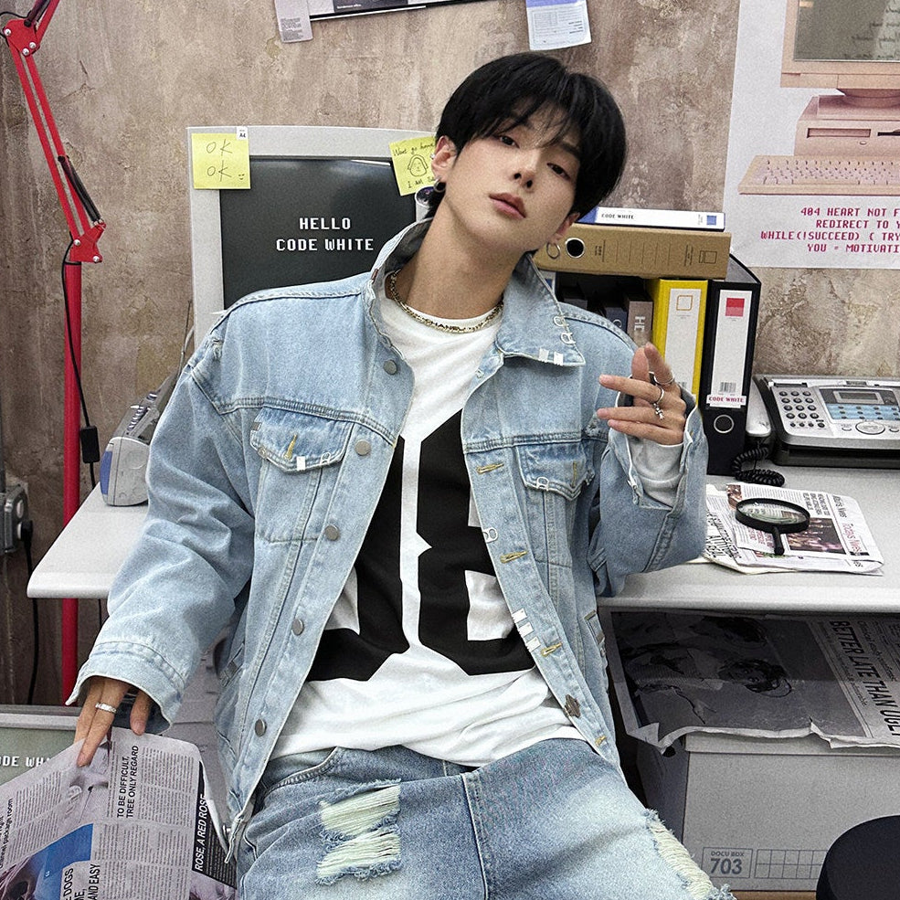 Light Wash Denim Jacket WN25055