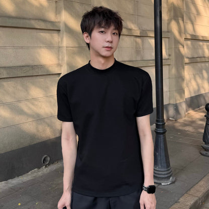 Mock Neck Short Sleeve T-Shirt WN25352