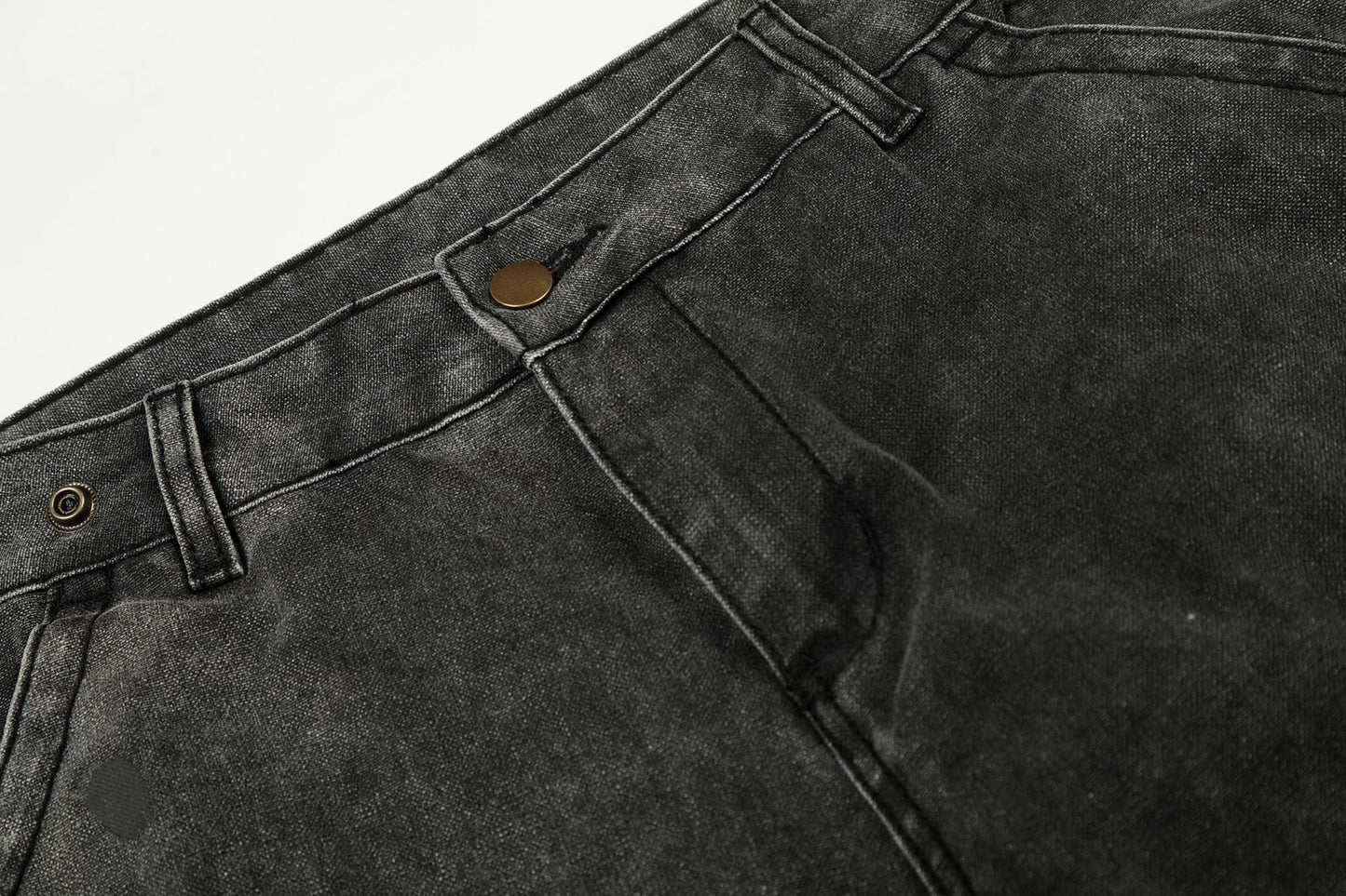 Washed Paint Straight Denim Jeans WN26056