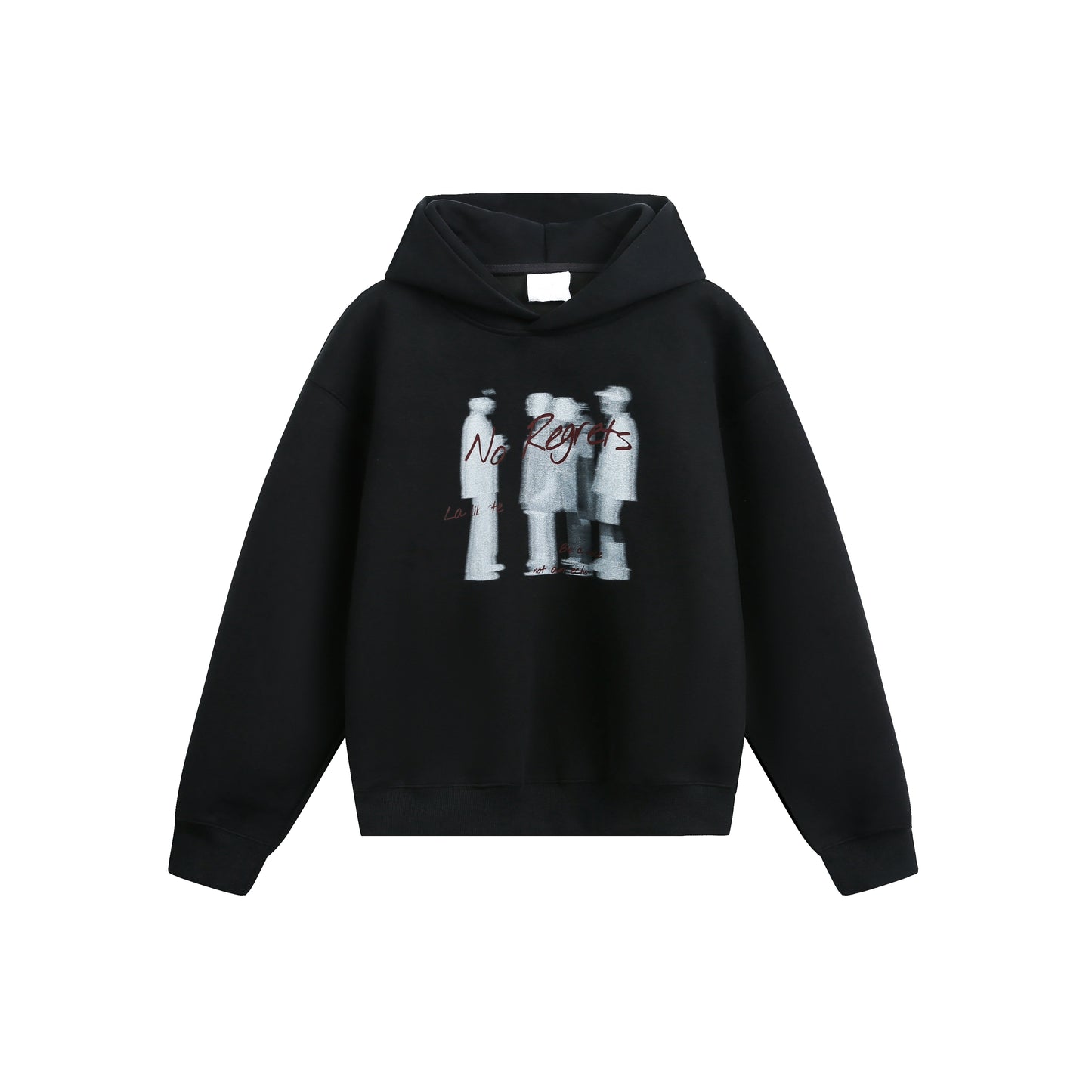 Washed Portrait Print Oversize Hoodie WN21427