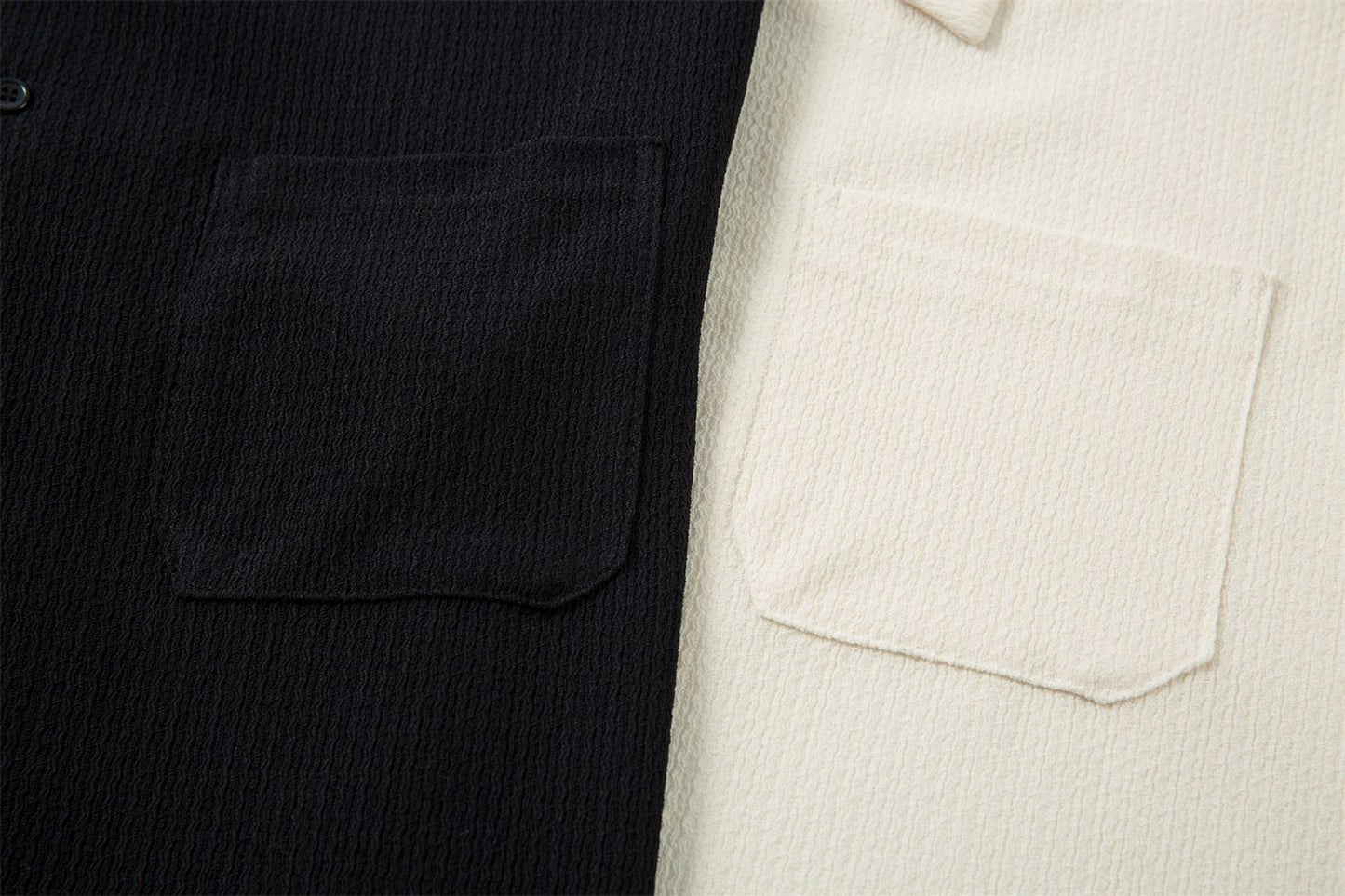 Textured Pocket Short Sleeve Shirt WN26823