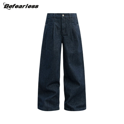 Panel Wide Leg Denim Jeans WN26279