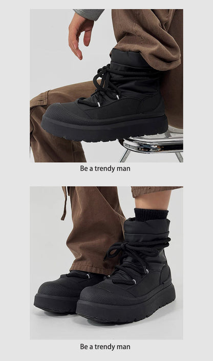 Winter Fleece Lined High-Top Boots WN23378