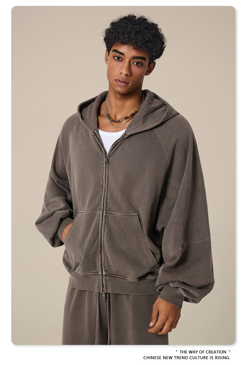 Oversize Zipper Hoodie WN23119