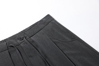 Deconstruction Pleats Curved Trousers WN26012