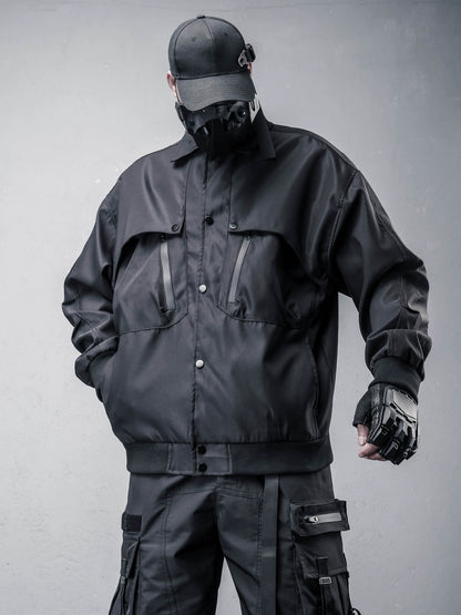 Fake Layered Oversize Tactical Jacket WN22390