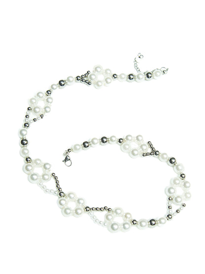 Pearl Blossom Beaded Necklace WN21134