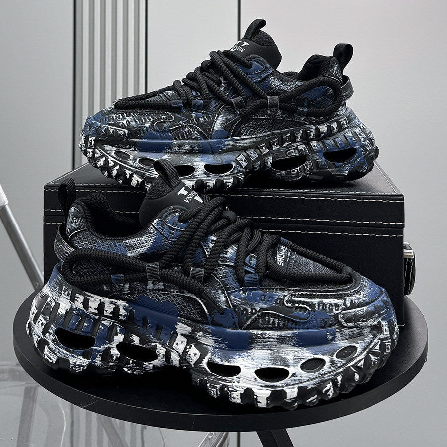 Chunky Platform Lace-Up Sneakers WN24810