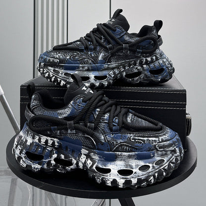 Chunky Platform Lace-Up Sneakers WN24810