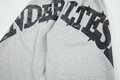 Letter Graphic Wide Leg Sweatpants WN26170