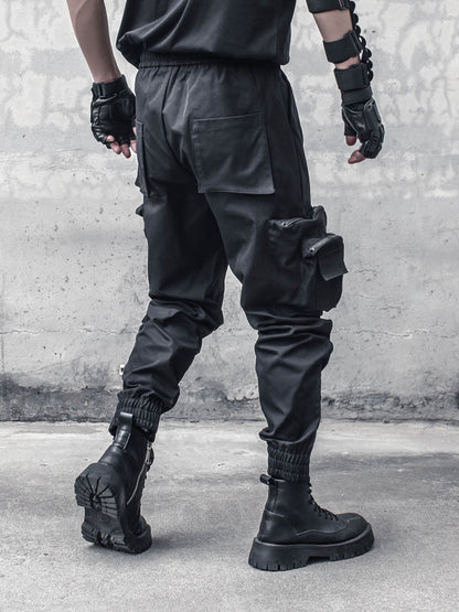 Functional Multi-Pocket Cuffed Cargo Pants WN22525