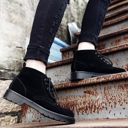 Lace-Up Mid-Calf Boots WN24523