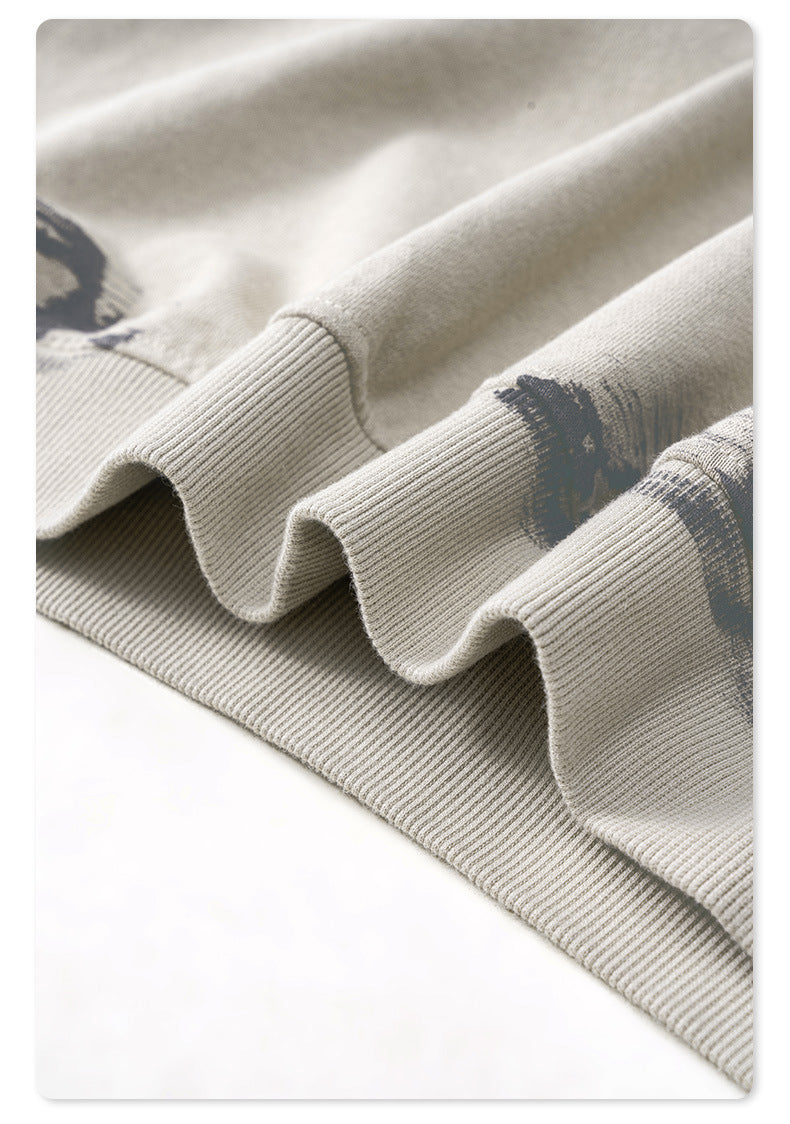 Oversize Brushed Paint Hoodie WN7867