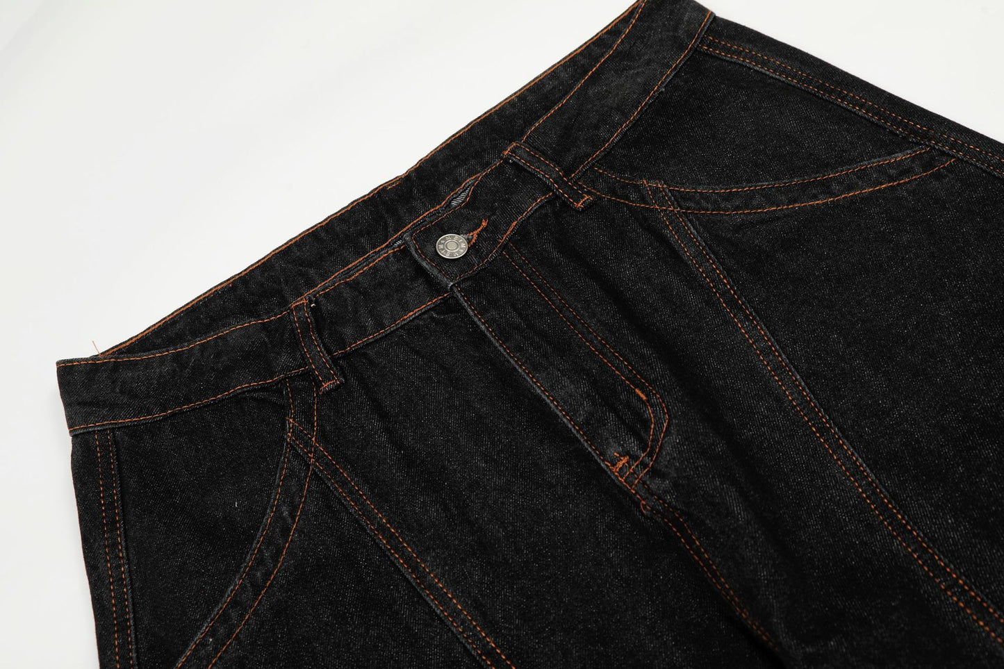 Raw Deconstruction Curved Denim Jeans WN25992