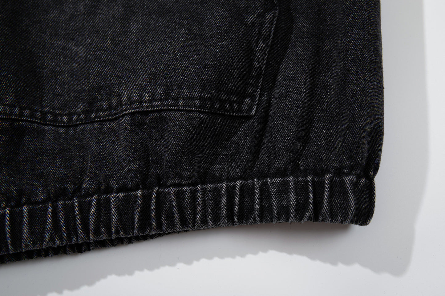 Heavyweight Washed Metal Buckle Hooded Jacket WN23049