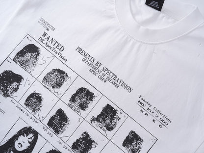 Washed Letter Print Short Sleeve T-Shirt WN25751