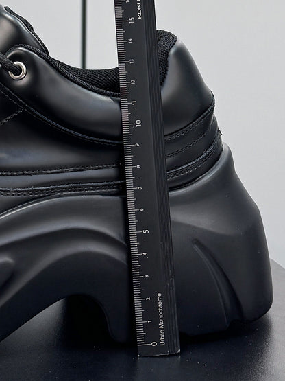 Thick-Sole Height-Increasing Derby Sneakers WN24753