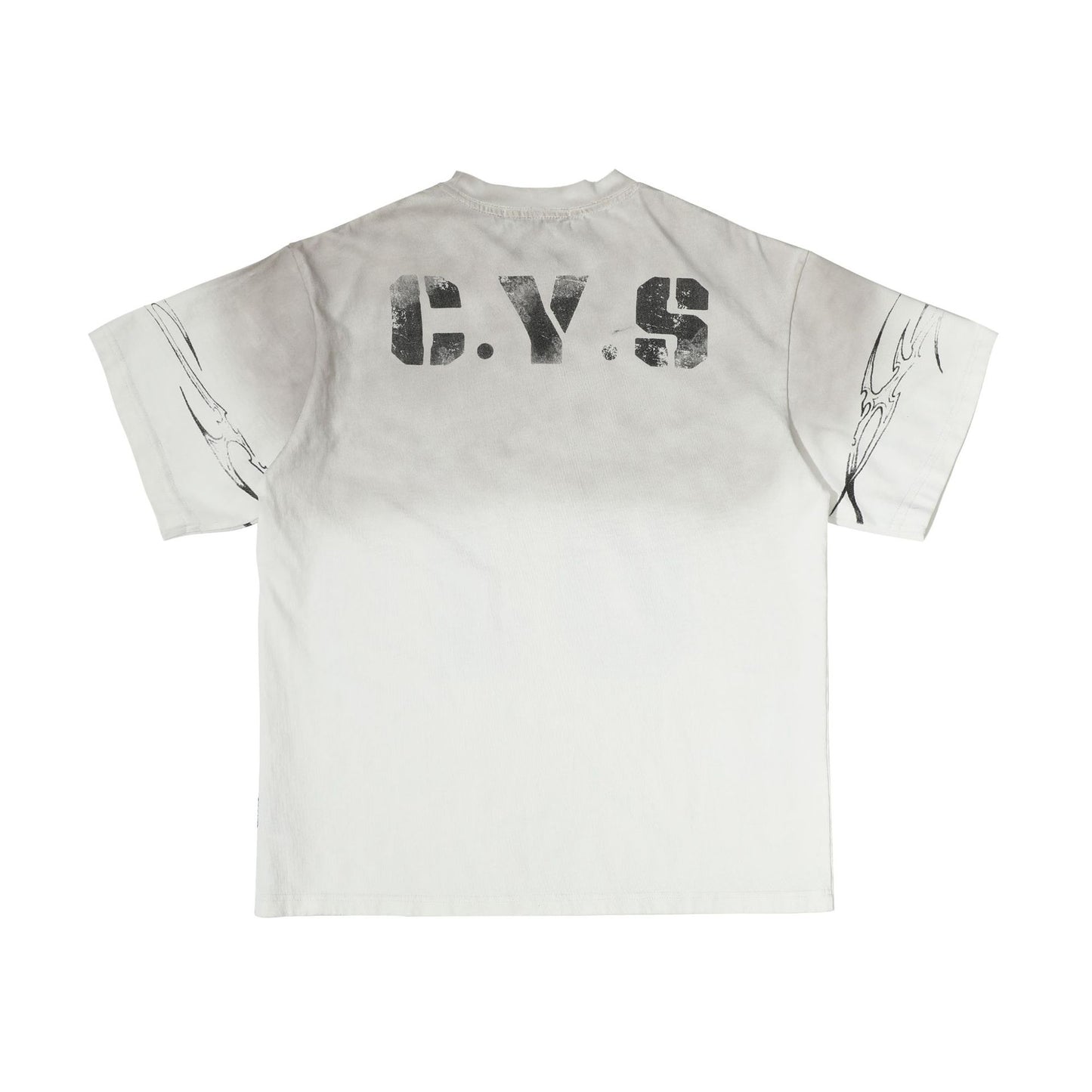 Washed Number Print Short Sleeve T-Shirt WN25385