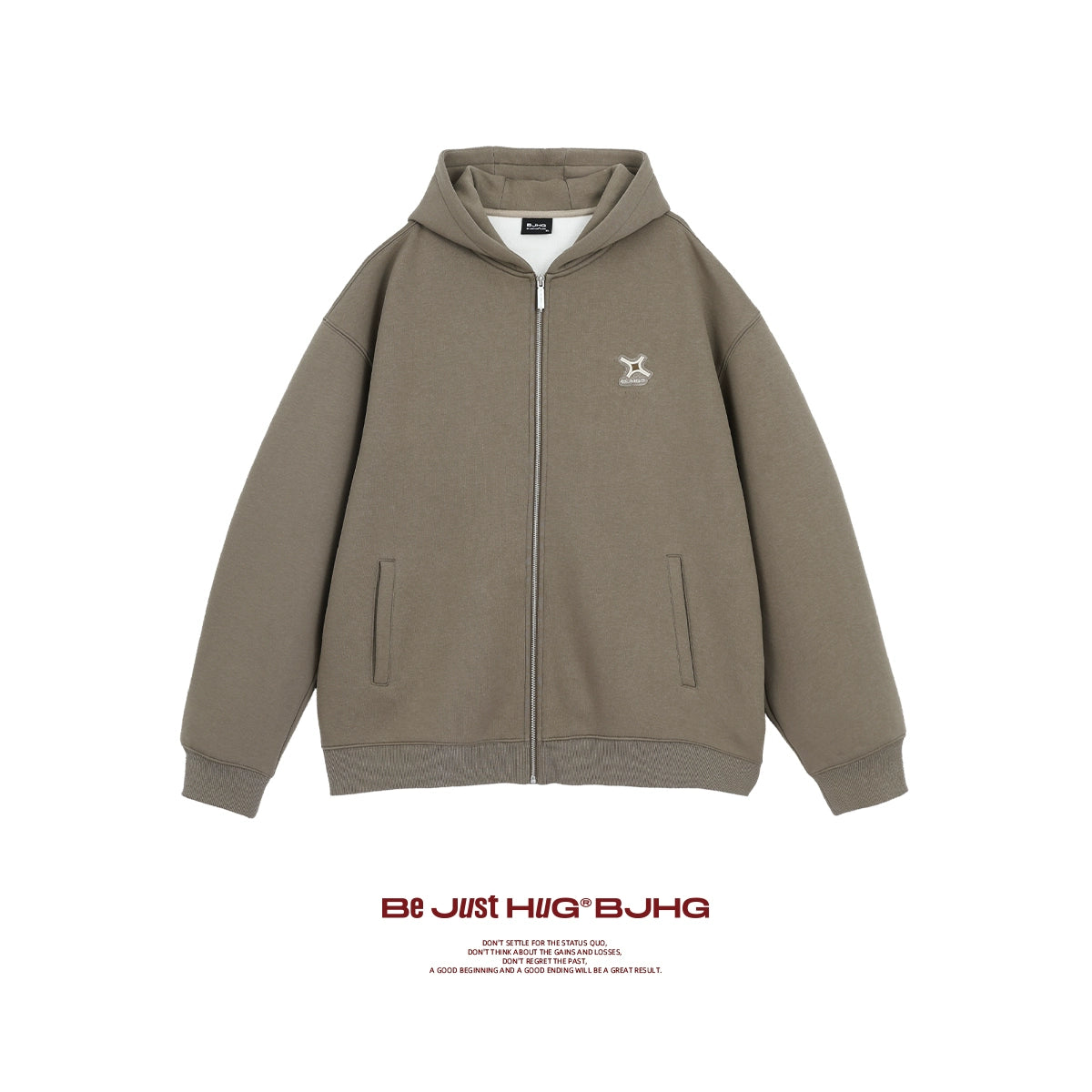 Thick Oversize Zipper Hoodie WN9756