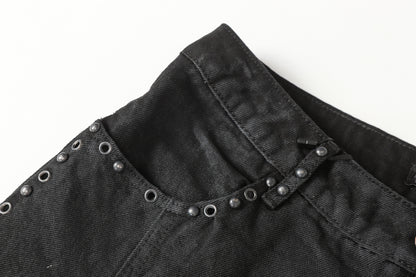 Wash Tapered Full-Length Denim Jeans WN25666