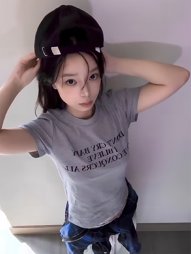 Slim Cotton Short Sleeve T-Shirt WN27158