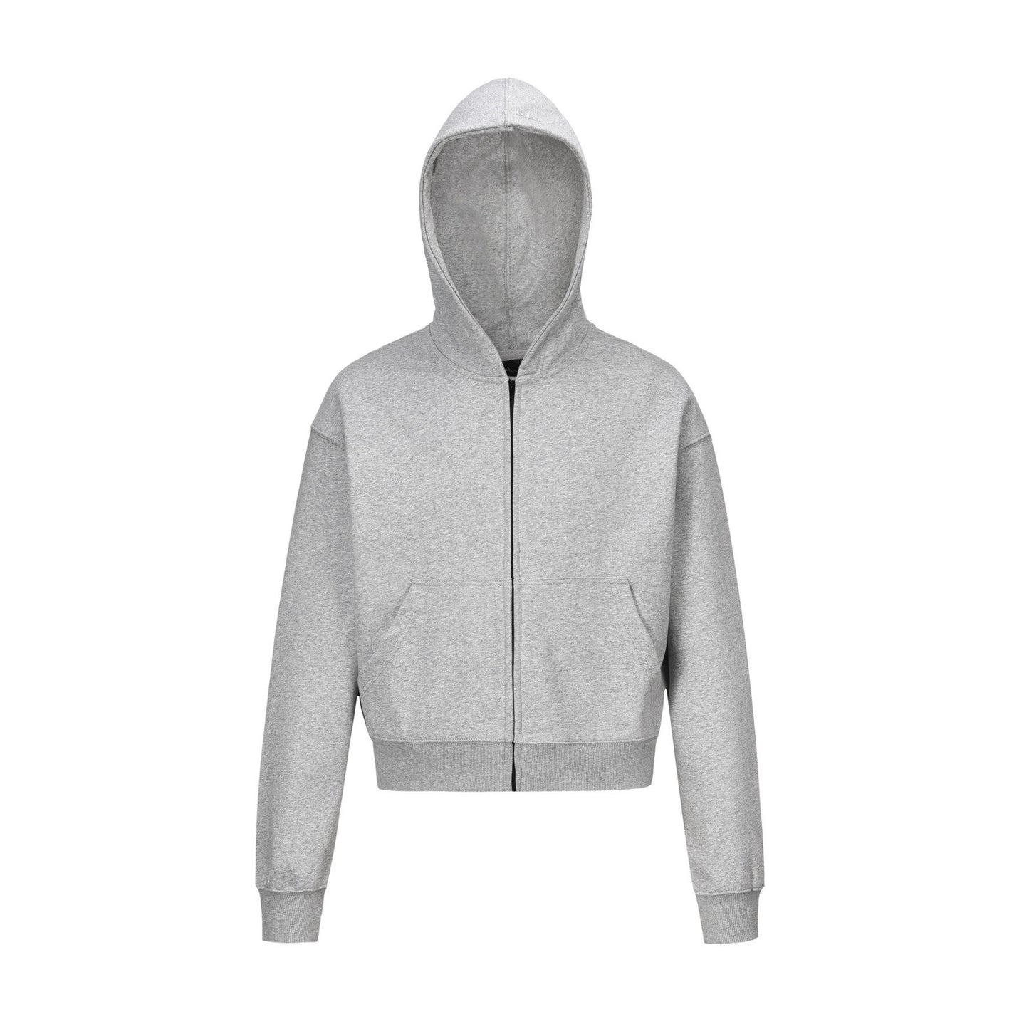 Basic Short Zipper Hoodie WN8691